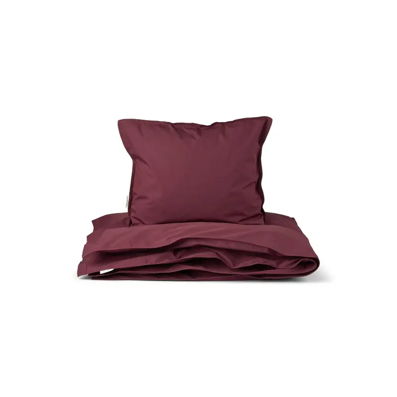 Studio Feder Burgundy Bedding Percale 1
