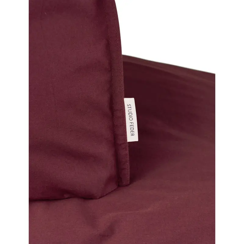 Studio Feder Burgundy Bedding Percale 3