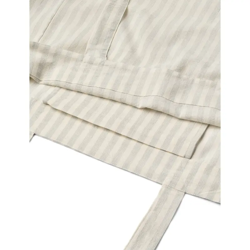 Studio Feder Soft Mint Stripe Hanna Shopper Cot/Lin 2