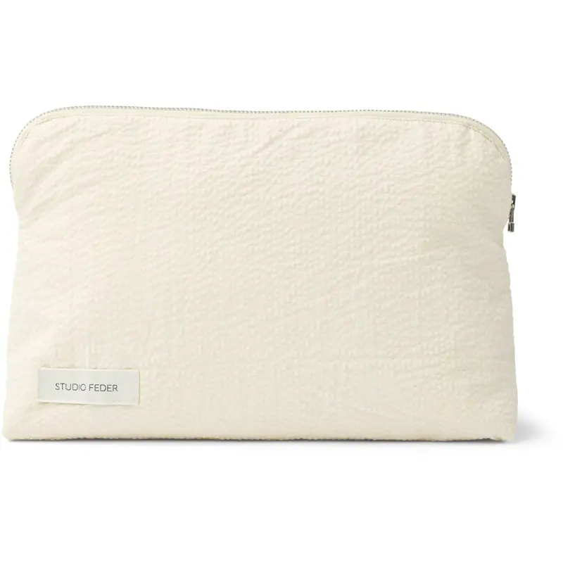 Studio Feder Undyed Celia Toiletry Bag Seersucker 1