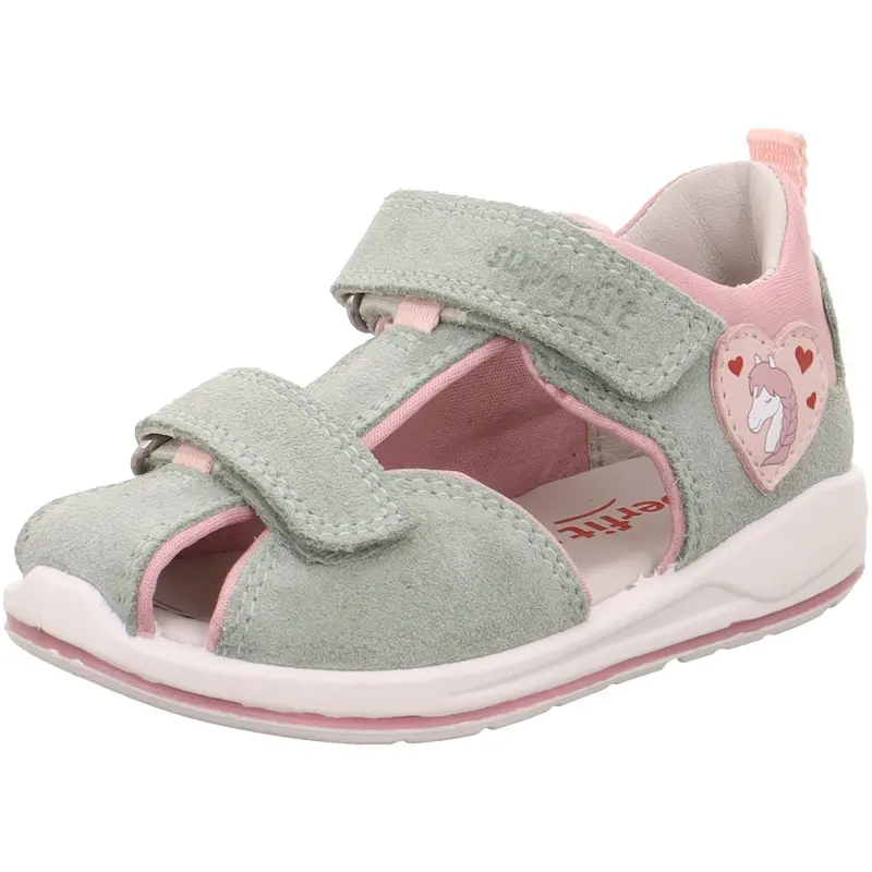 Superfit Green/Pink Boomerang Sandal 1