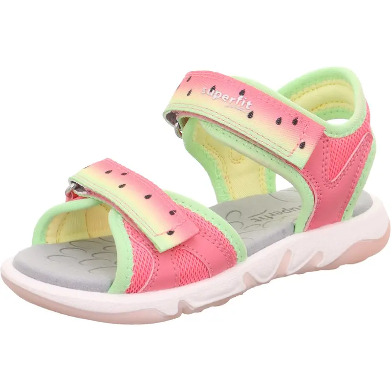 Superfit Pink/Lightgreen Pebbles Sandal 1