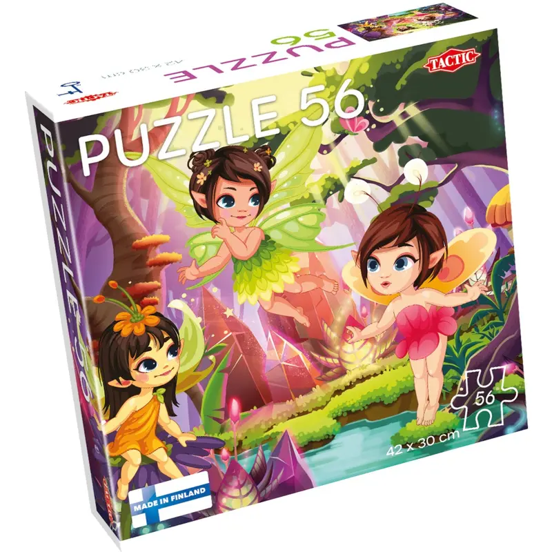 Tactic Games Puzzle Lovers, Fairies 56 Pcs Puzzle 1