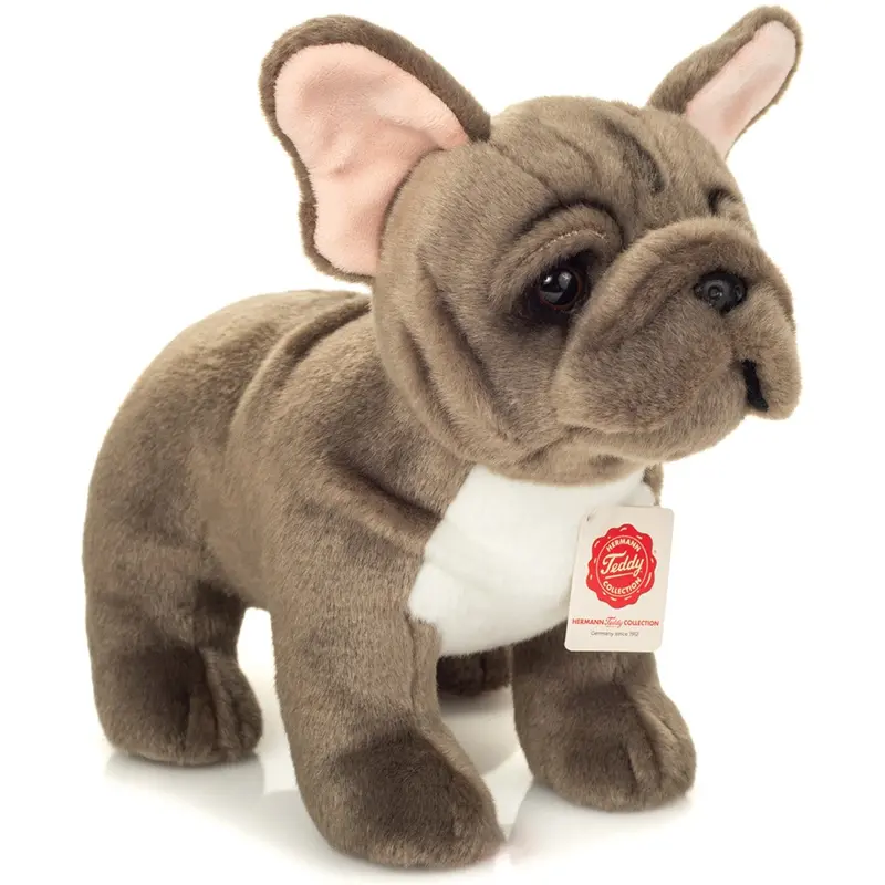 Teddy Hermann Upright French Bulldog Grey 30 Cm 1
