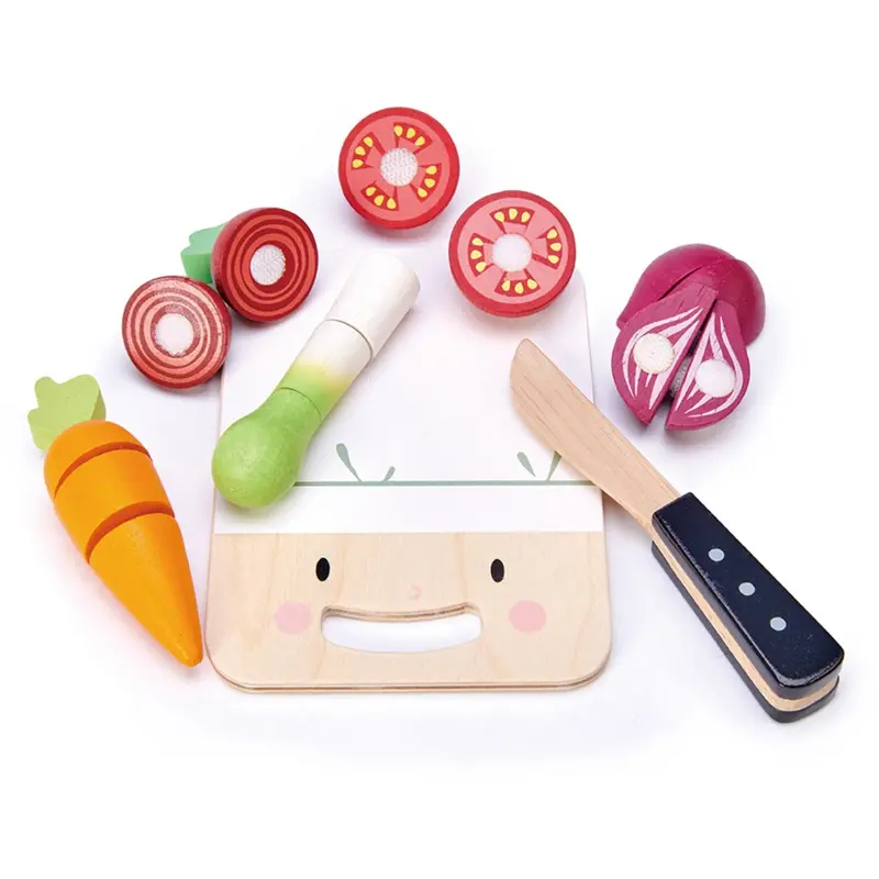 Tender Leaf Cutting Board With Vegetables 1