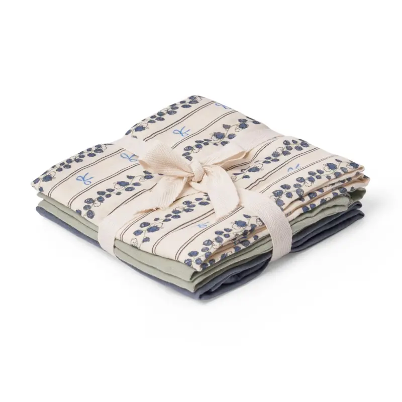 That's Mine Bell Flower Bora Muslin Cloth 3-Pack 1