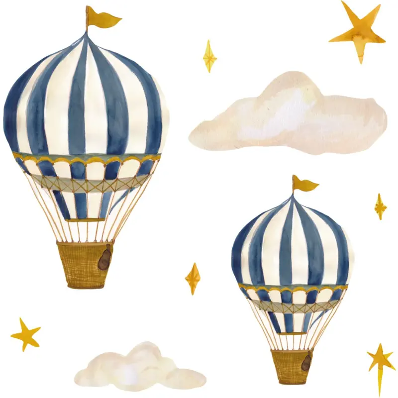 That's Mine Blue Wallsticker Dreamy Balloons 1