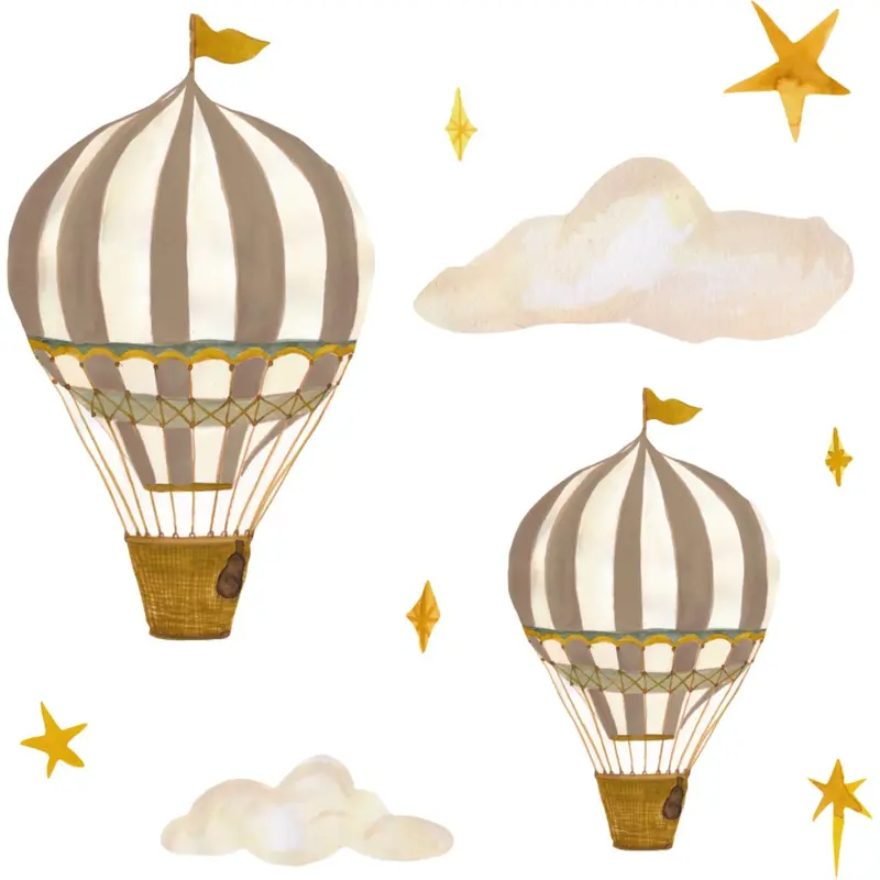 That's Mine Brown Wallsticker Dreamy Balloons 1