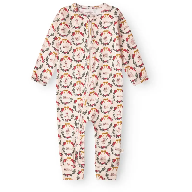 That's Mine Christmas Wreath Elliotte Onesie 1