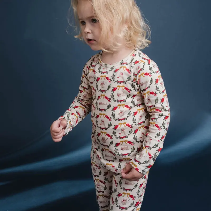 That's Mine Christmas Wreath Emilio Homewear Set 2