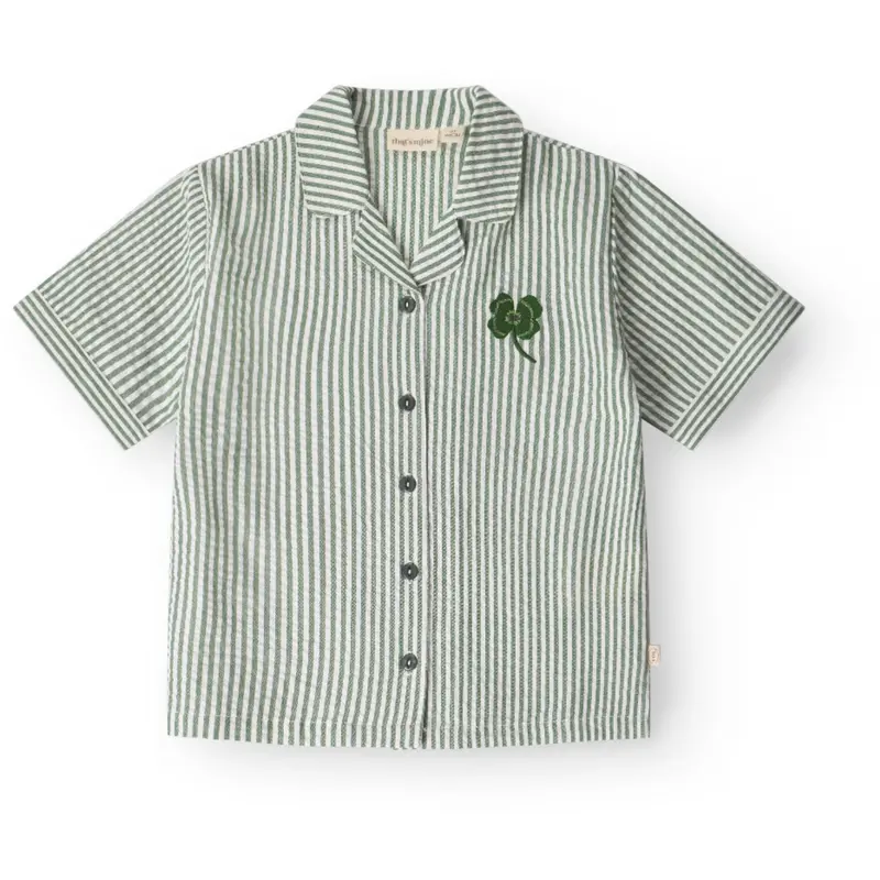 That's Mine Green Stripe Ino Shirt 1