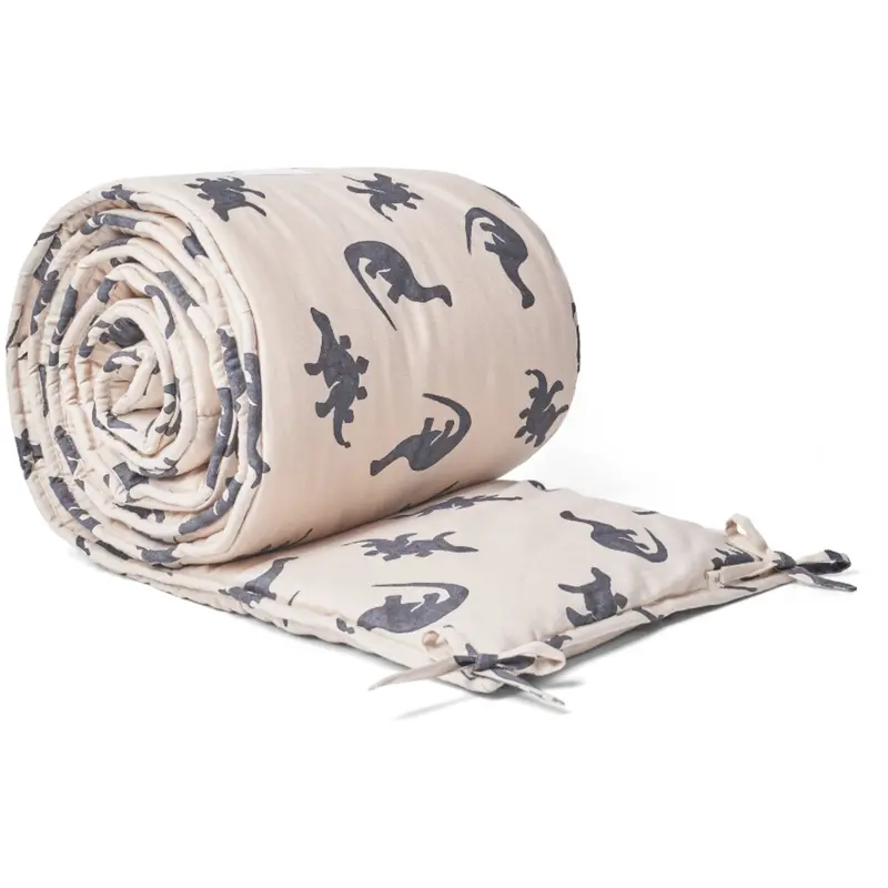 That's Mine Mono Dino Lotus Bed Bumper 1