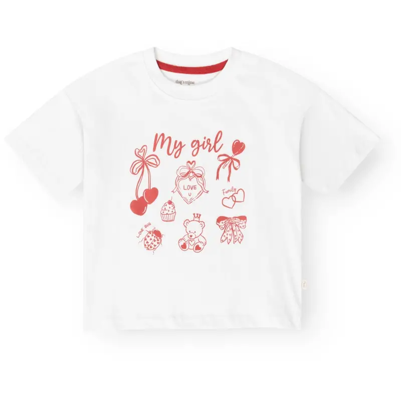 That's Mine My Girl Vilde Oversized T-Shirt 1