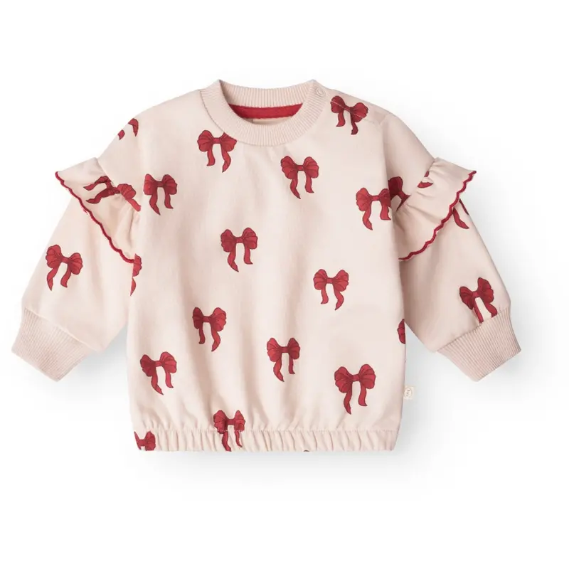 That's Mine Rouge Boucle Amelia Sweatshirt 1