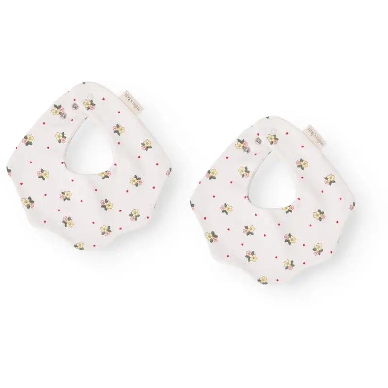 That's Mine Sweetheart Petals Ezra Bibs 2-Pack 1