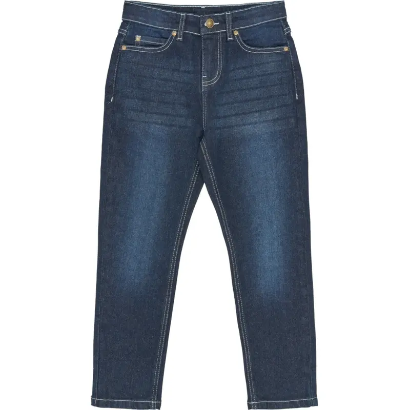 The New Dark Blue Denim Tnjosh Tapered Fit Jeans 1