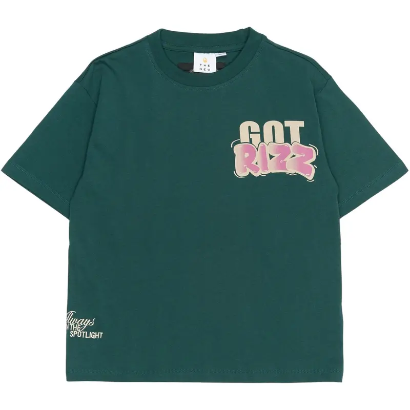 The New Deep Teal Regan Oversize S_S Tee 1