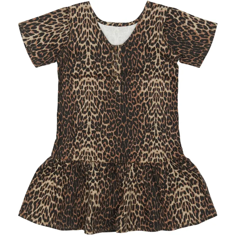 The New Feather Gray Aop Tnpanya S_S Denim Dress 6