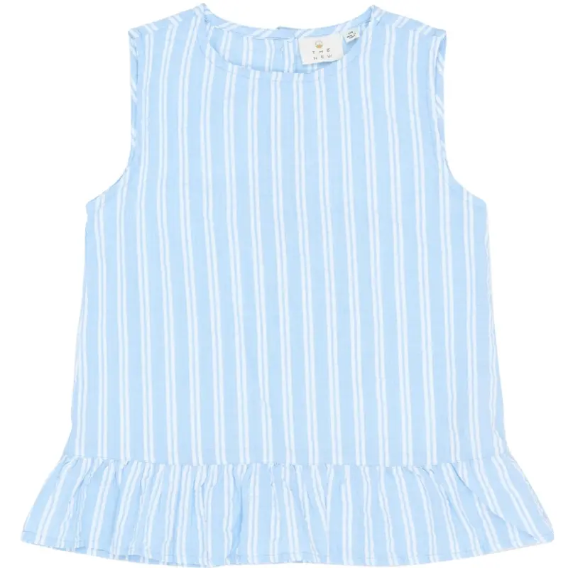 The New Forever Blue Striped Tnshirley S_L Top 1