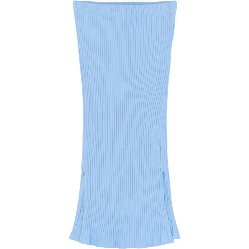 The New Forever Blue Tntove Long Rib Skirt 1