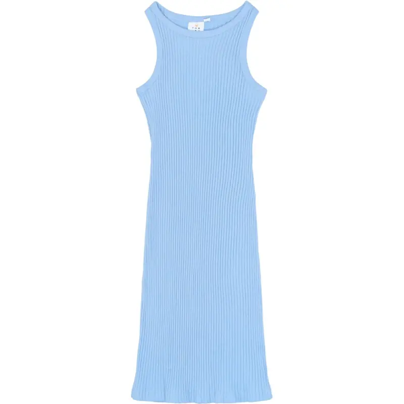 The New Forever Blue Tntove S_L Rib Dress 1