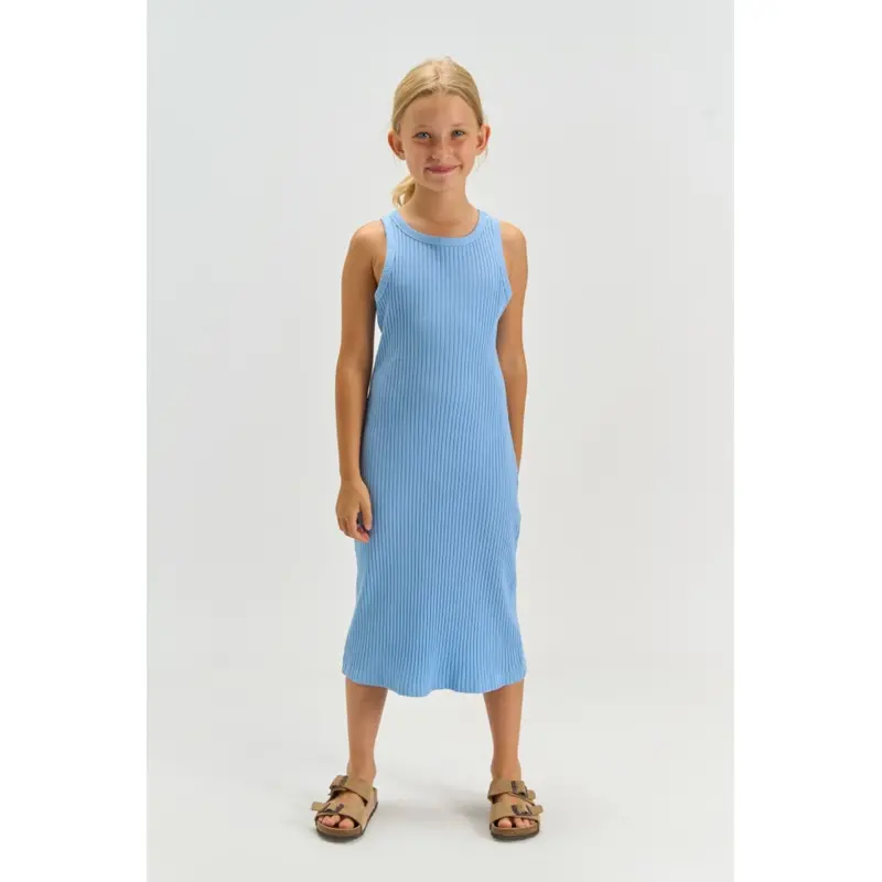The New Forever Blue Tntove S_L Rib Dress 2