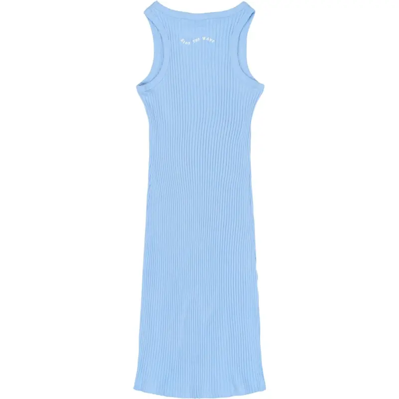 The New Forever Blue Tntove S_L Rib Dress 4