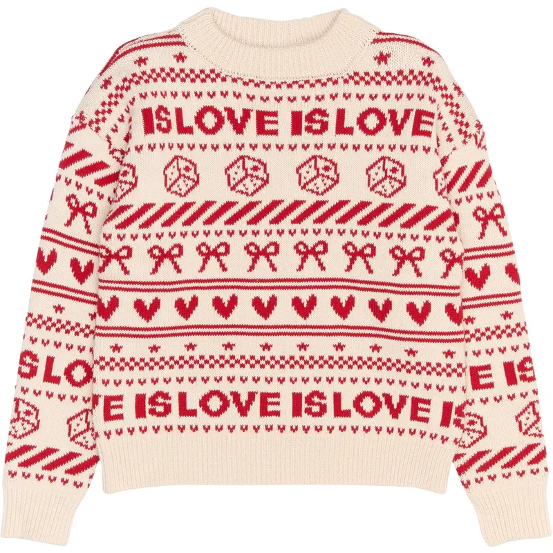 The New Gardenia Aop Raline Jacquard Pullover 1