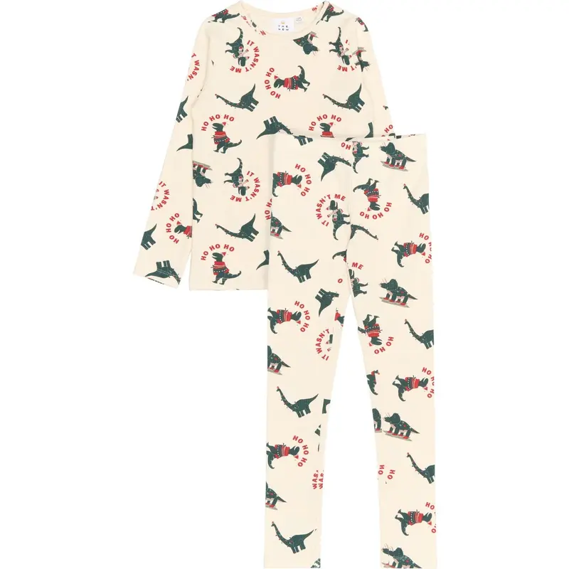 The New Gardenia Dino Aop Holiday Rib Night Set 1