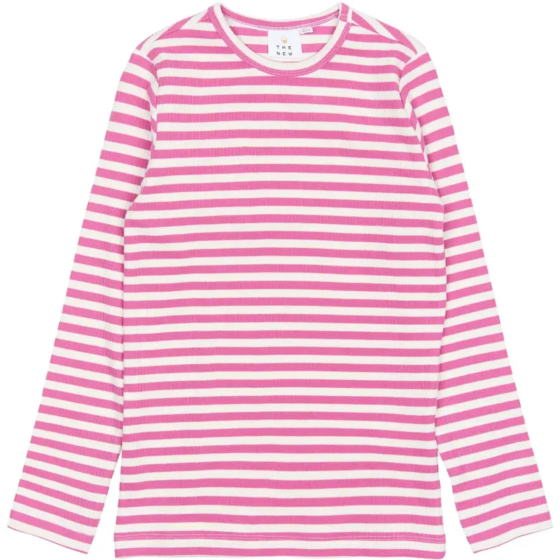 The New Ibis Rose Striped Tnmoore L_S Rib Tee 1