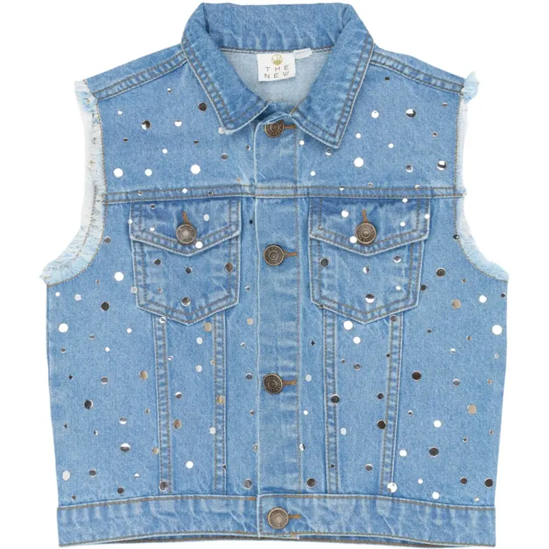 The New Light Blue Denim Tnromina Denim Vest 1