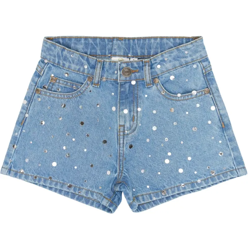 The New Light Blue Denim Tnromina Regular Fit Denim Shorts 1