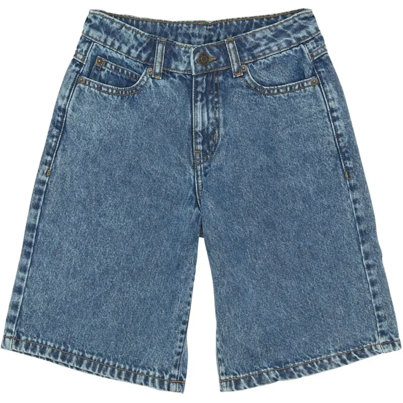 The New Light Blue Denim Tnsvende Long Baggy Fit Denim Shorts 1