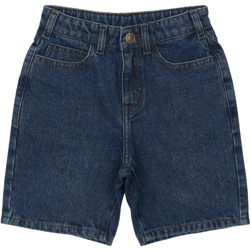 The New Medium Blue Denim Re:Turn Loose Fit Shorts 1