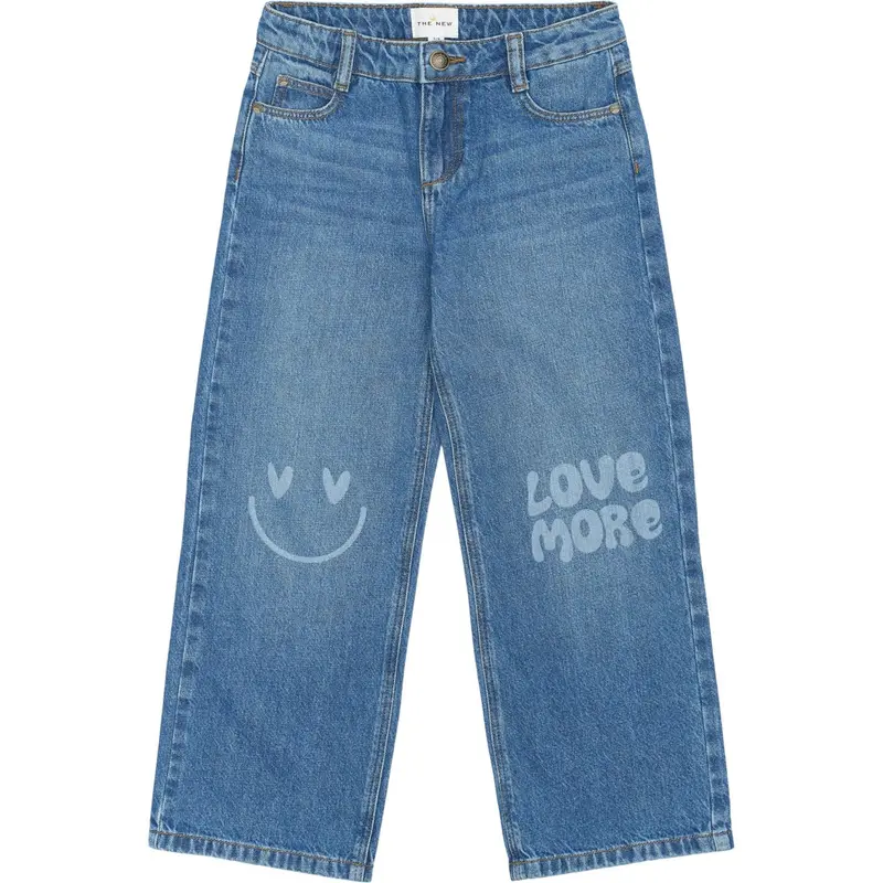 The New Medium Blue Denim Tnpurity Wide Jeans 1