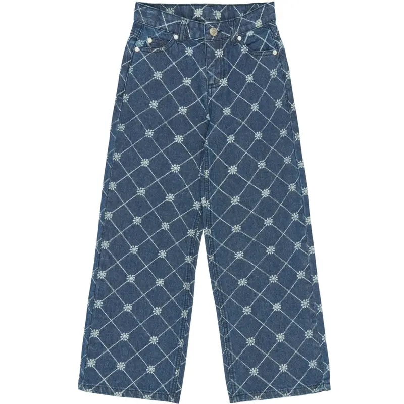 The New Medium Blue Denim Tnstine Wide Fit Jeans 1