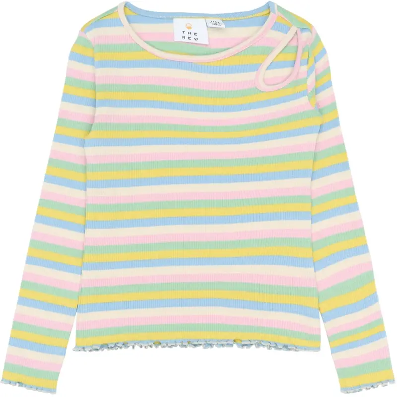The New Multi Striped Tnstella L_S Rib Tee 1