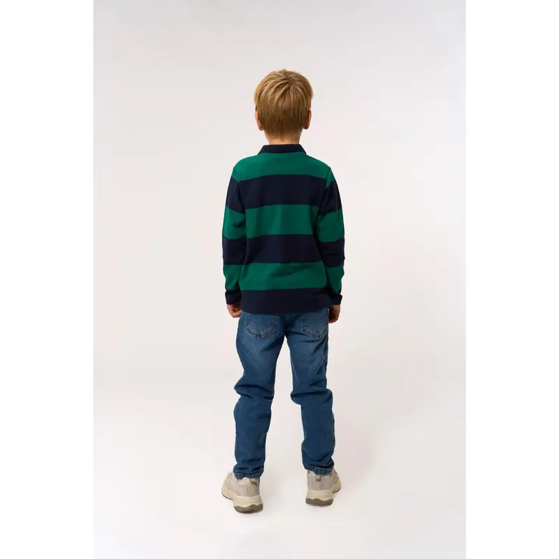 The New Navy Blazer Striped Pino L_S Pique Polo 4