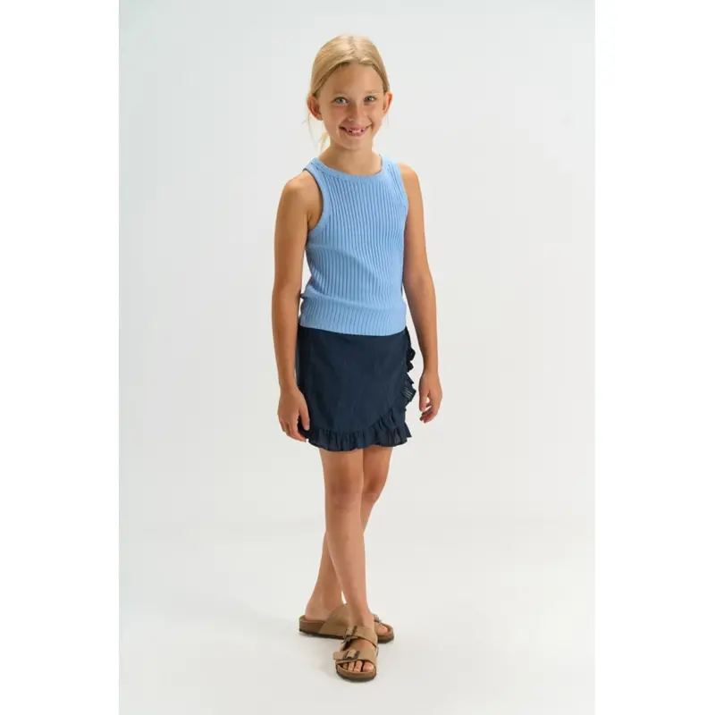 The New Navy Blazer Tntessa Wrap Shorts 2