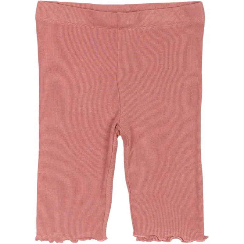 The New Old Rose Lotus Tight Rib Shorts 1
