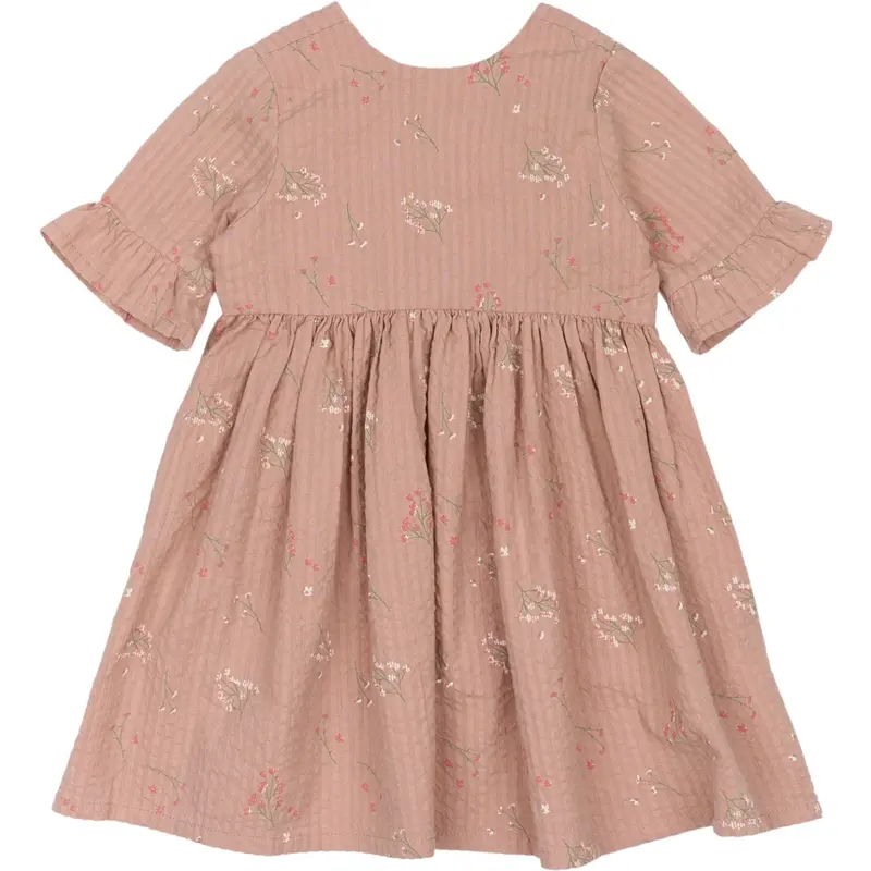 The New Siblings Adobe Rose Aop Oline Dress 1