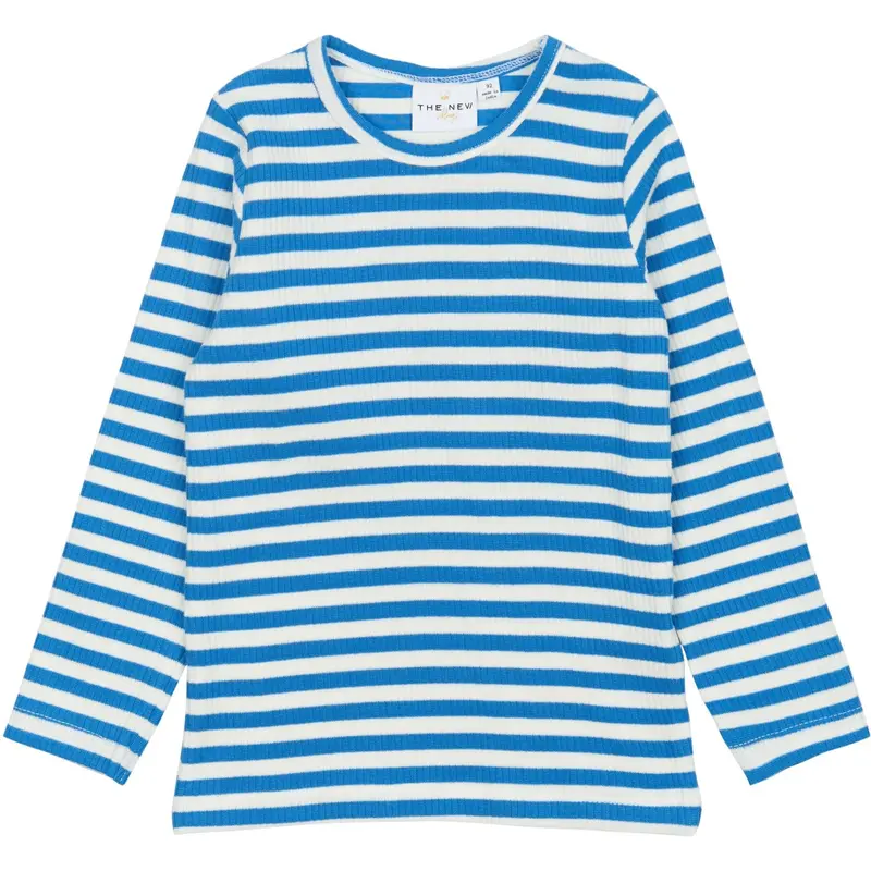 The New Siblings Campanula Striped Fro L_S Rib Tee 1