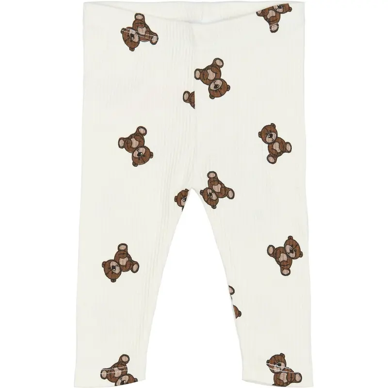 The New Siblings Cloud Dancer Aop Tnsbpaulo Rib Leggings 1