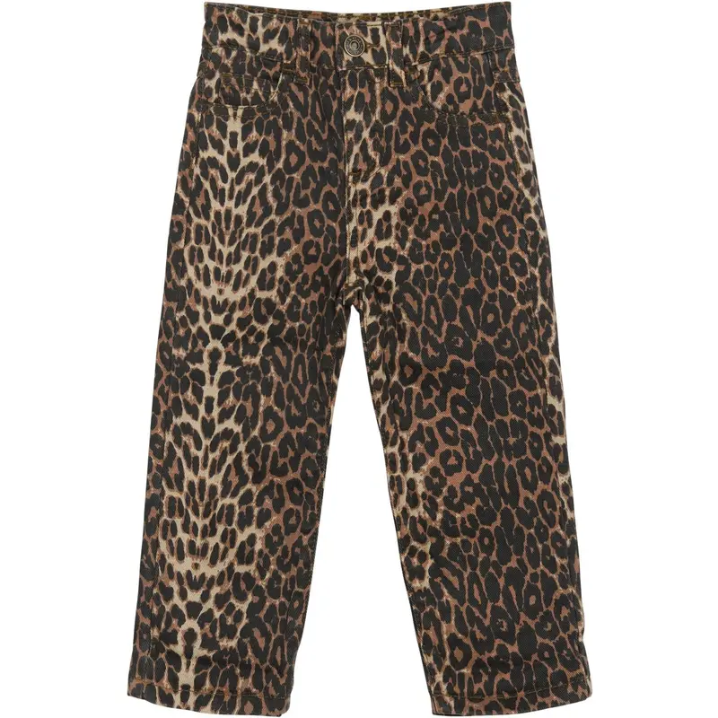The New Siblings Feather Gray Aop Paloma Straight Jeans 1