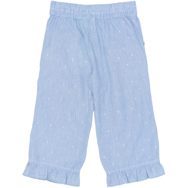 The New Siblings Forever Blue Striped Tnstthea Loose Toddler Pants 3