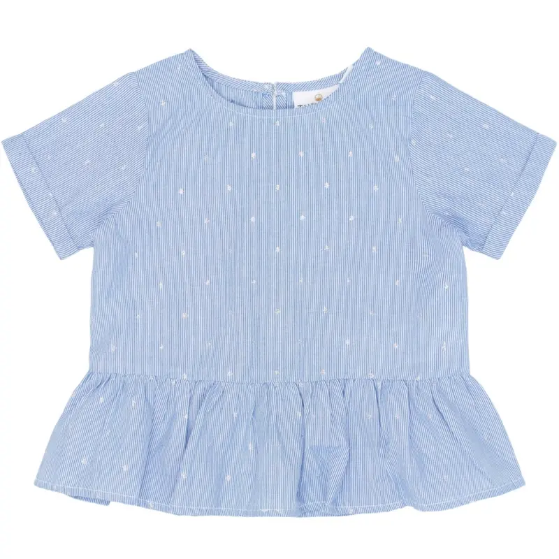 The New Siblings Forever Blue Striped Tnstthea S_S Top 1