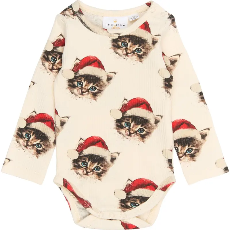 The New Siblings Gardenia Cat Aop Holiday L_S Rib Body 1
