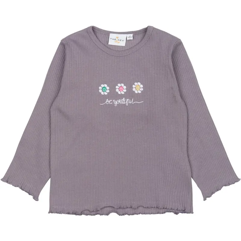 The New Siblings Gray Ridge Princess L_S Rib Tee 1