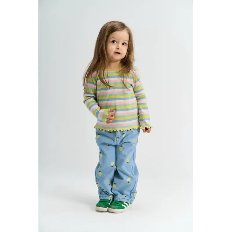 The New Siblings Light Blue Denim Emb Tnstsaja Regular Fit Jeans 2