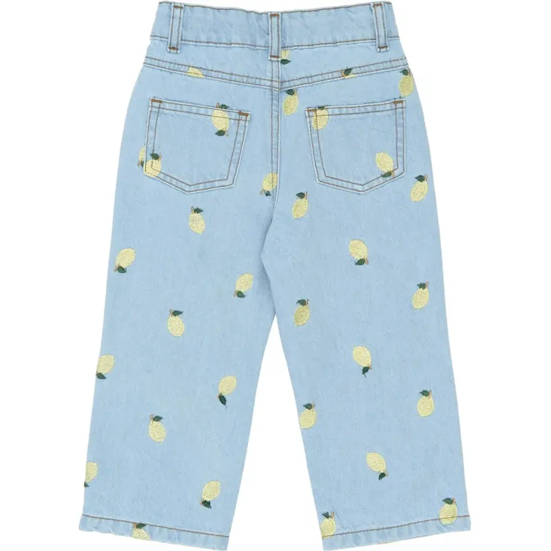 The New Siblings Light Blue Denim Emb Tnstsaja Regular Fit Jeans 4